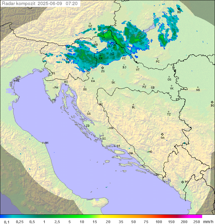 Padavine Hrvaška