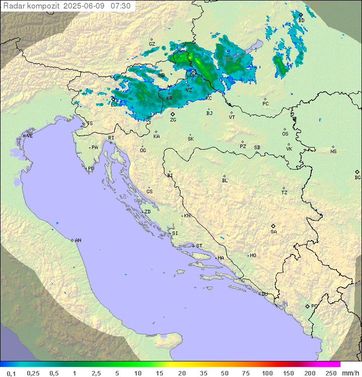 Padavine Hrvaška