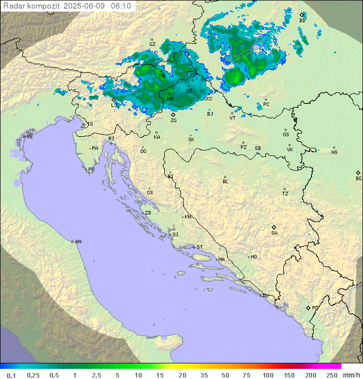 Padavine Hrvaška
