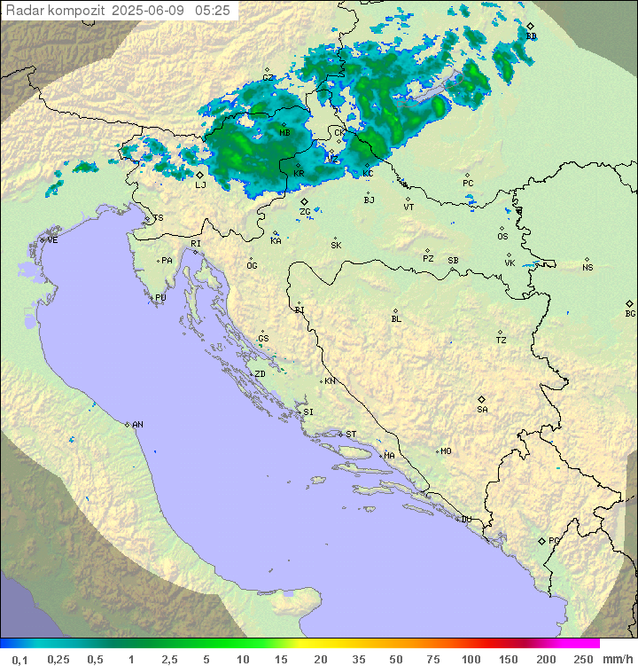 Padavine Hrvaška