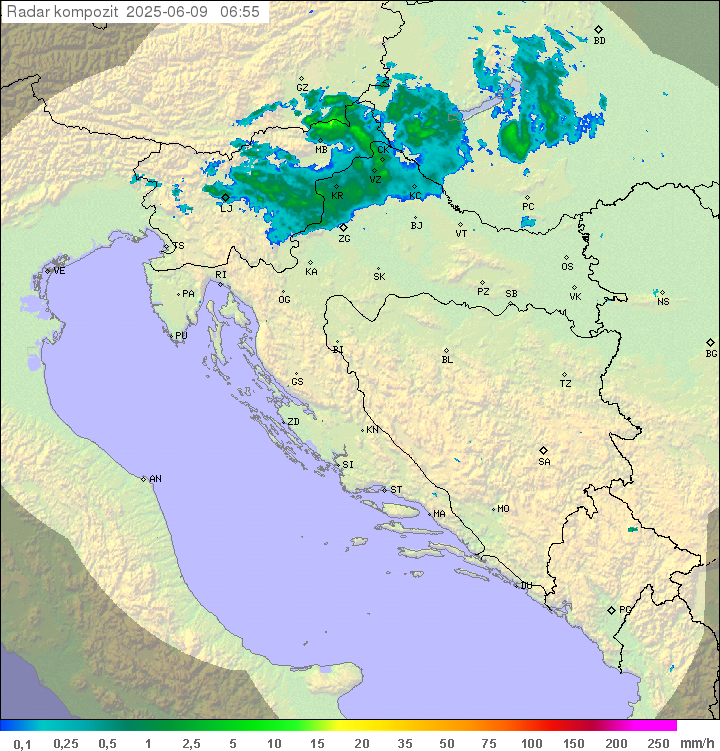 Padavine Hrvaška