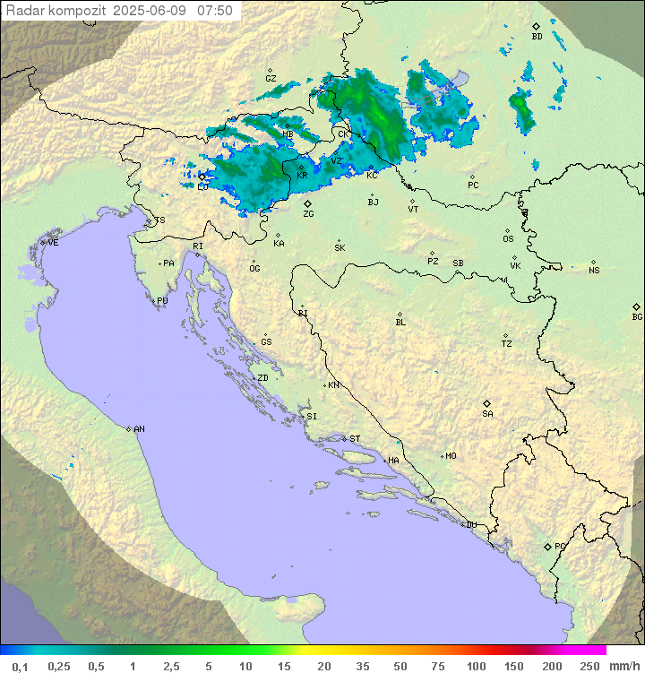 Padavine Hrvaška