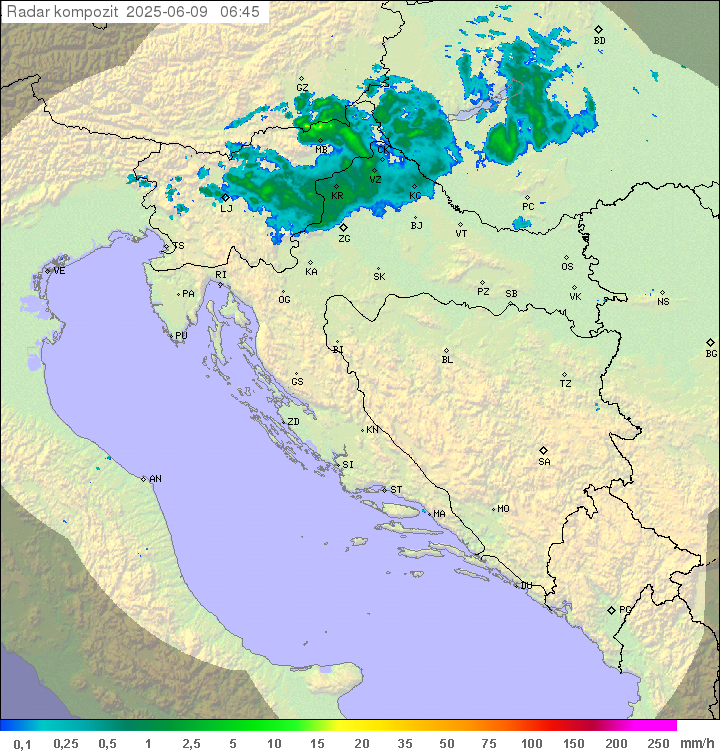 Padavine Hrvaška