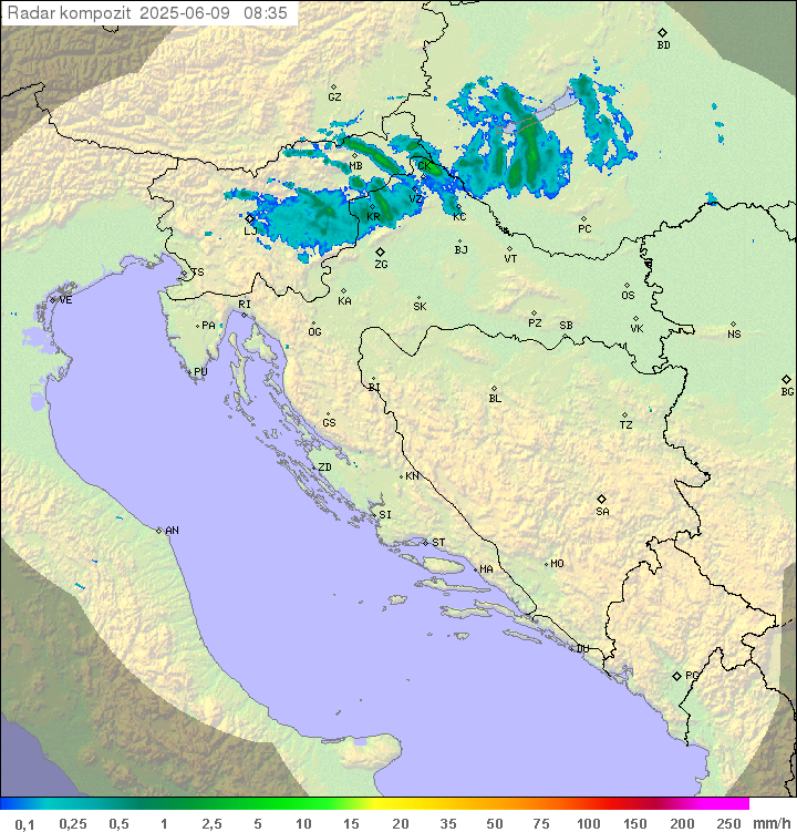 Padavine Hrvaška