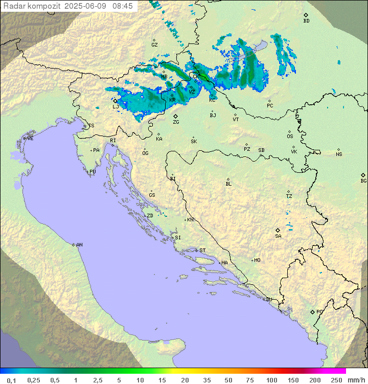 Padavine Hrvaška