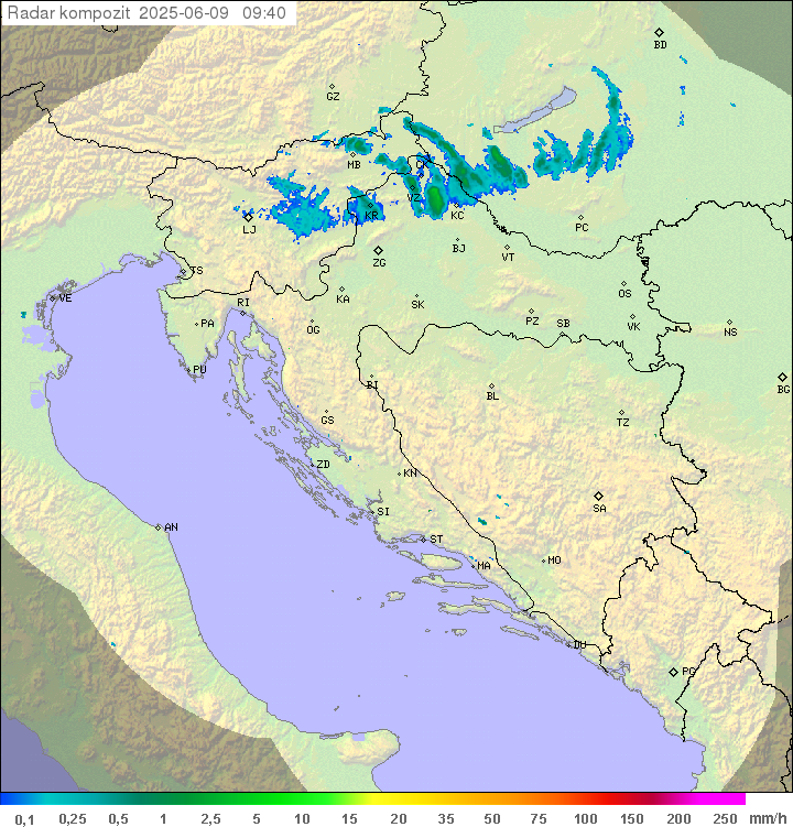 Padavine Hrvaška