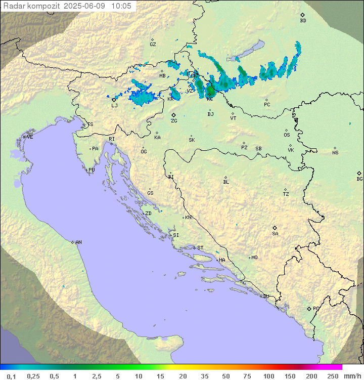 Padavine Hrvaška