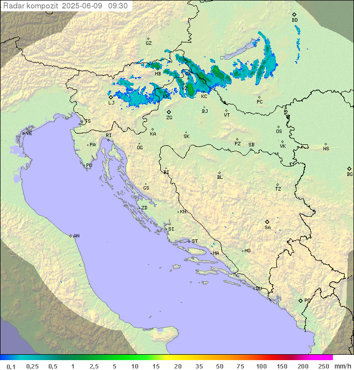 Padavine Hrvaška