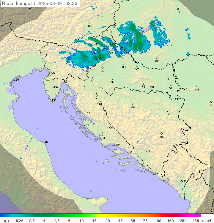 Padavine Hrvaška