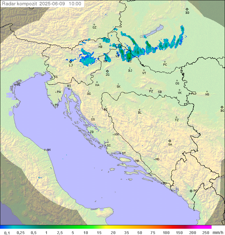 Padavine Hrvaška