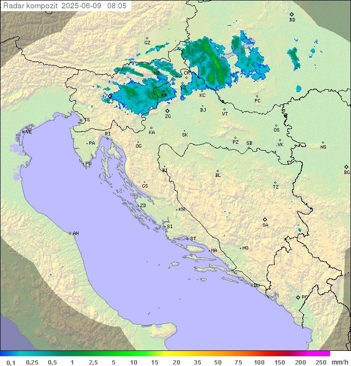 Padavine Hrvaška