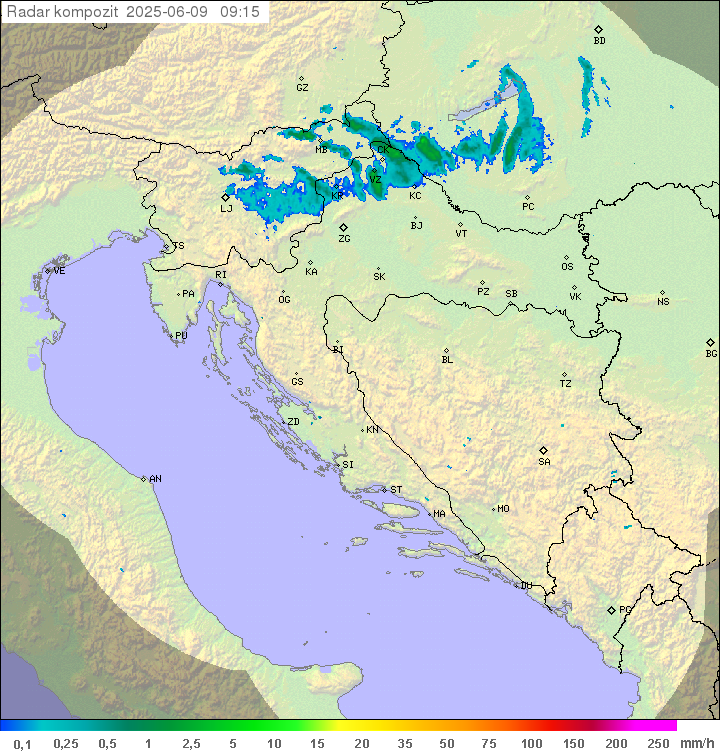 Padavine Hrvaška