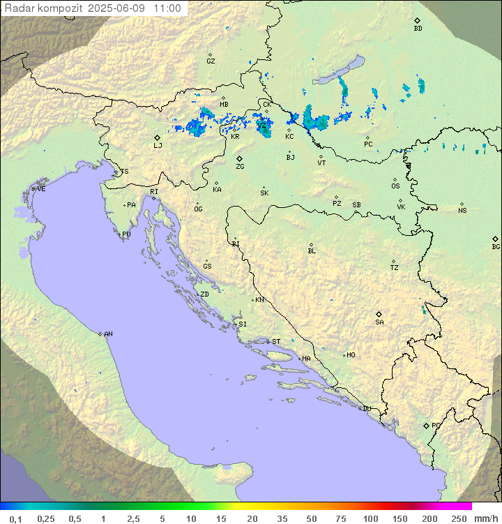 Padavine Hrvaška