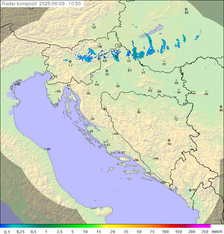 Padavine Hrvaška