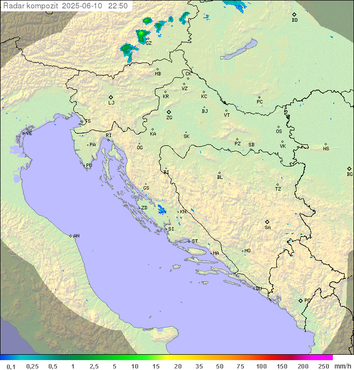 Padavine Hrvaška