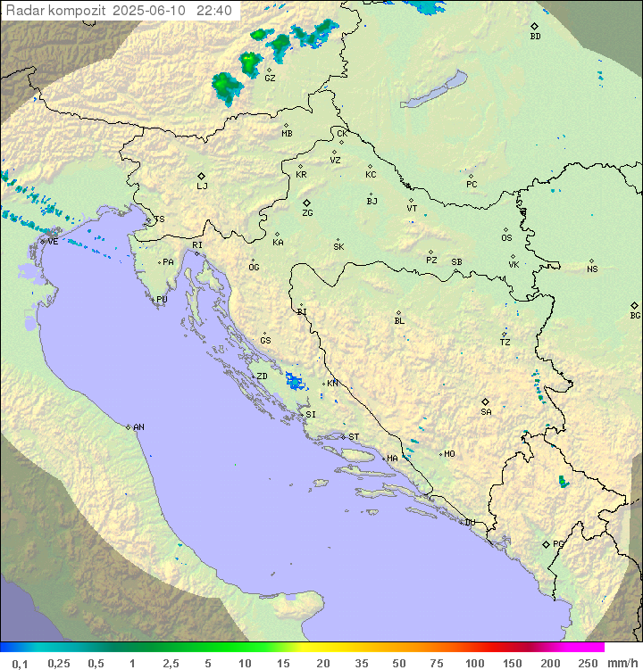Padavine Hrvaška