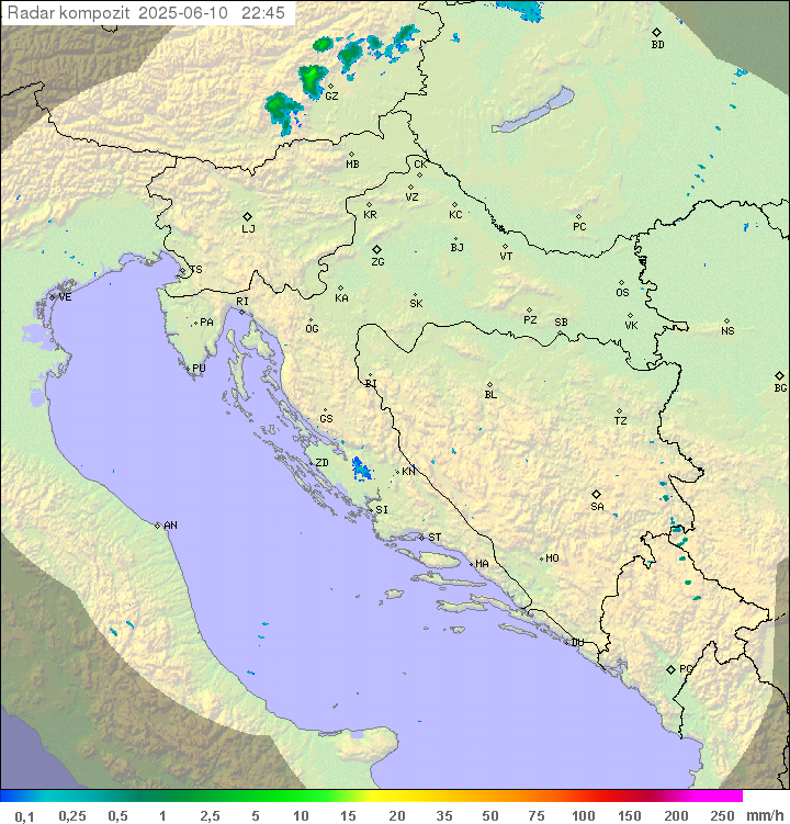 Padavine Hrvaška