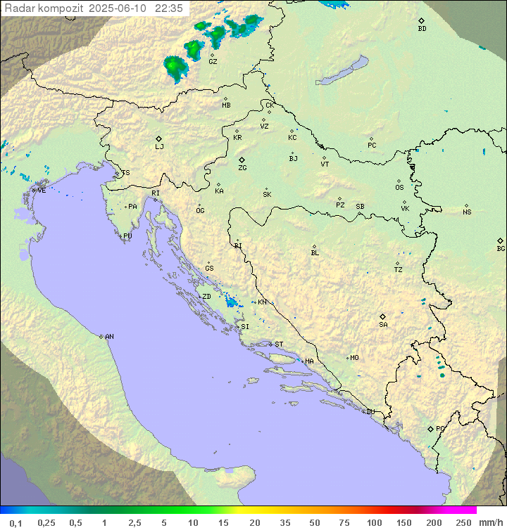 Padavine Hrvaška