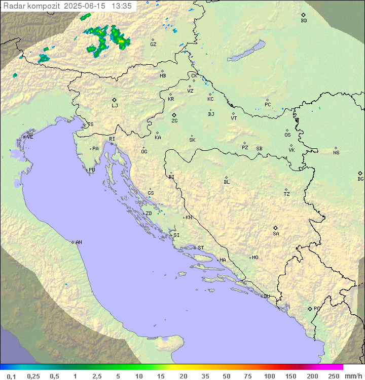 Padavine Hrvaška