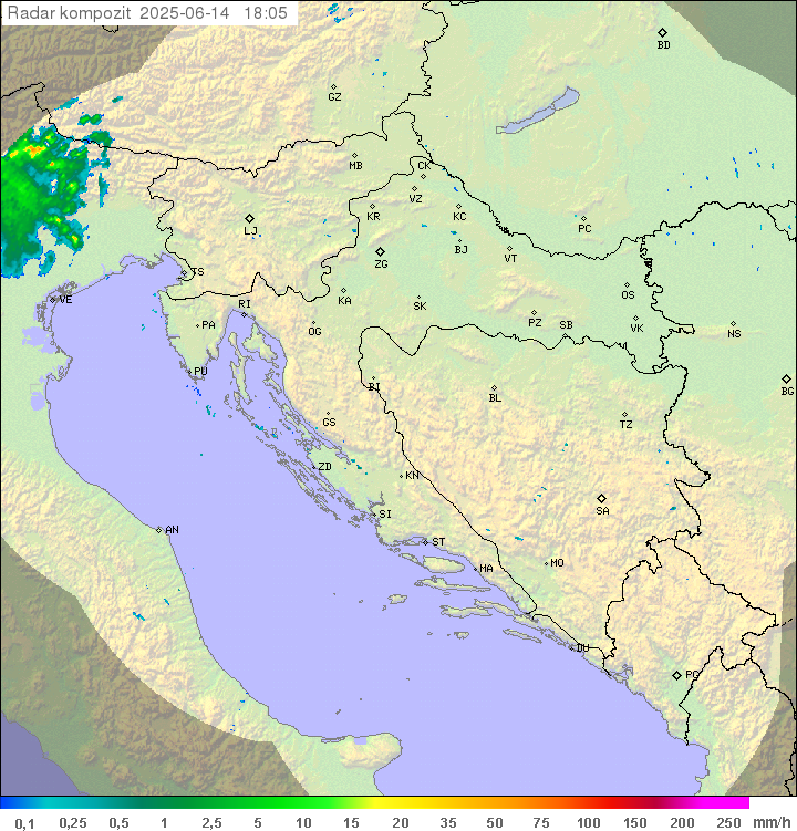 Padavine Hrvaška