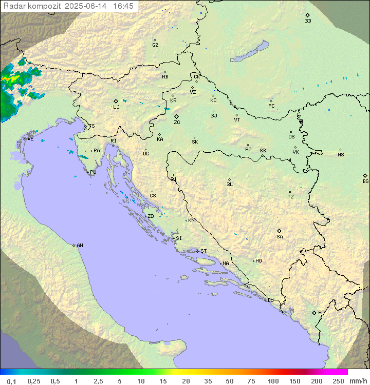 Padavine Hrvaška
