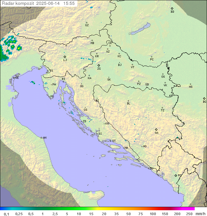 Padavine Hrvaška