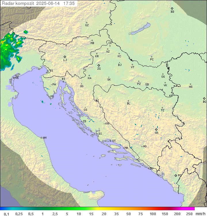 Padavine Hrvaška