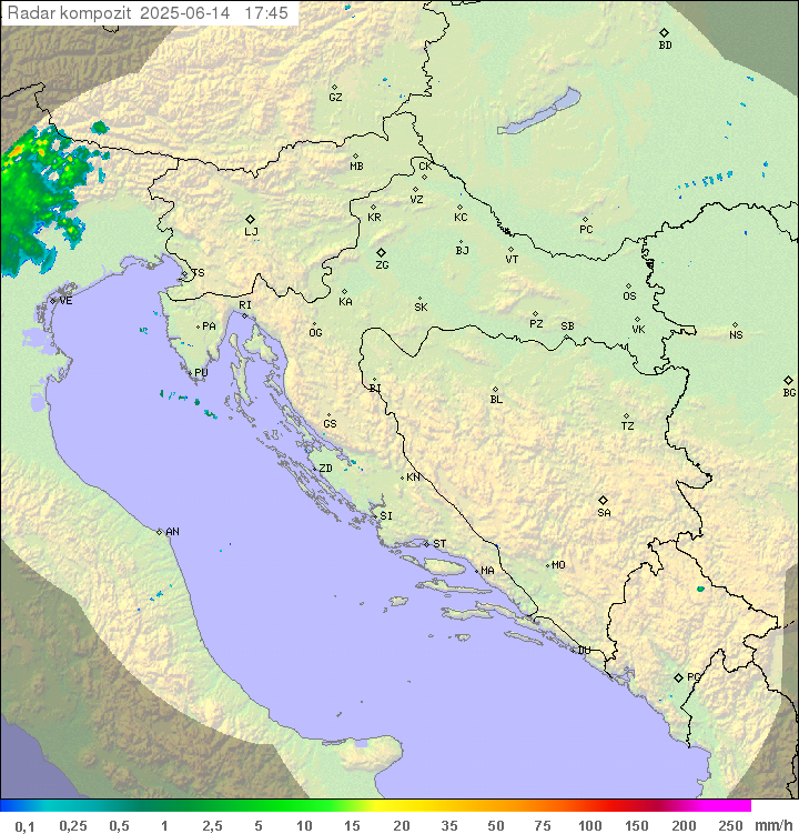 Padavine Hrvaška
