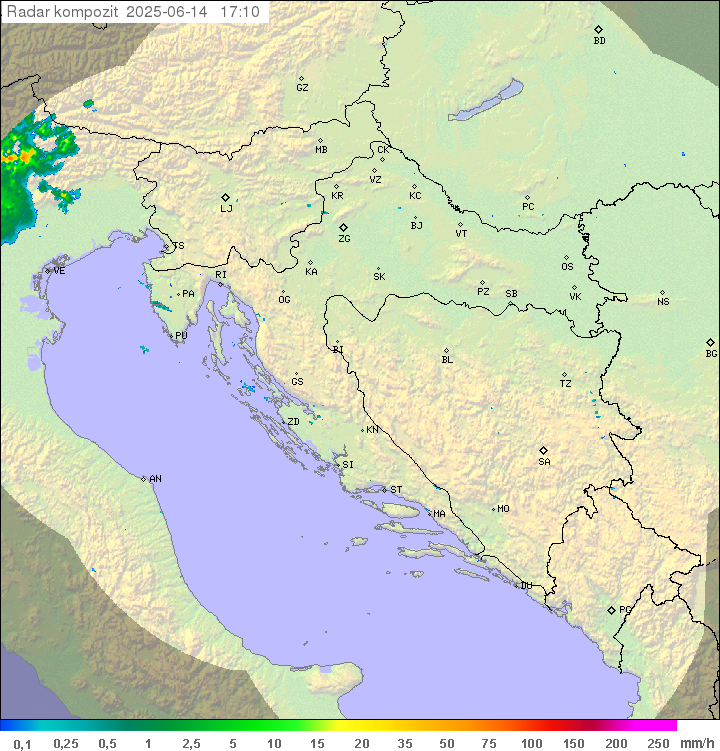 Padavine Hrvaška