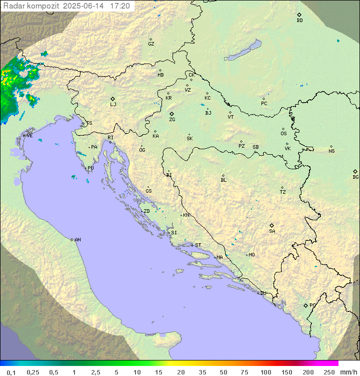 Padavine Hrvaška