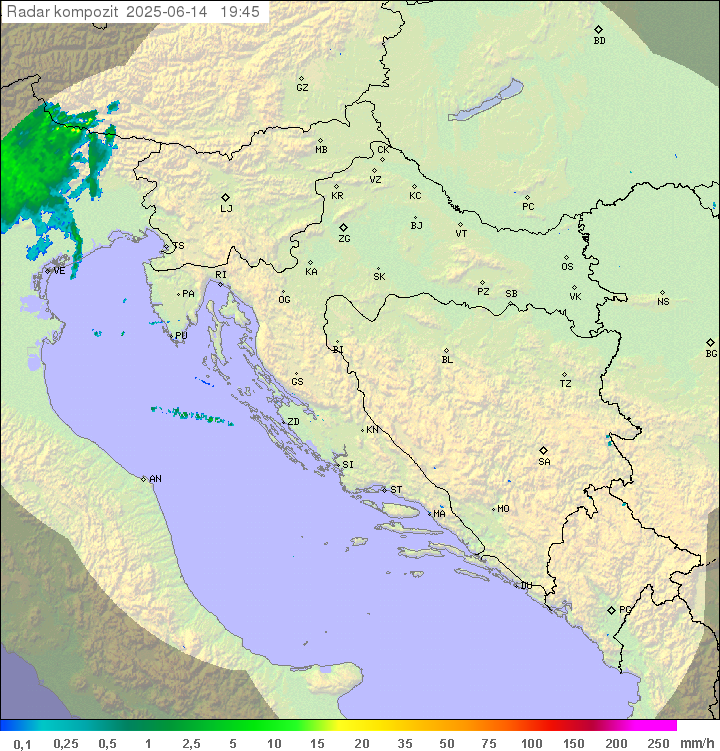 Padavine Hrvaška