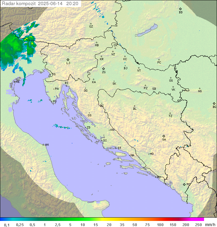 Padavine Hrvaška