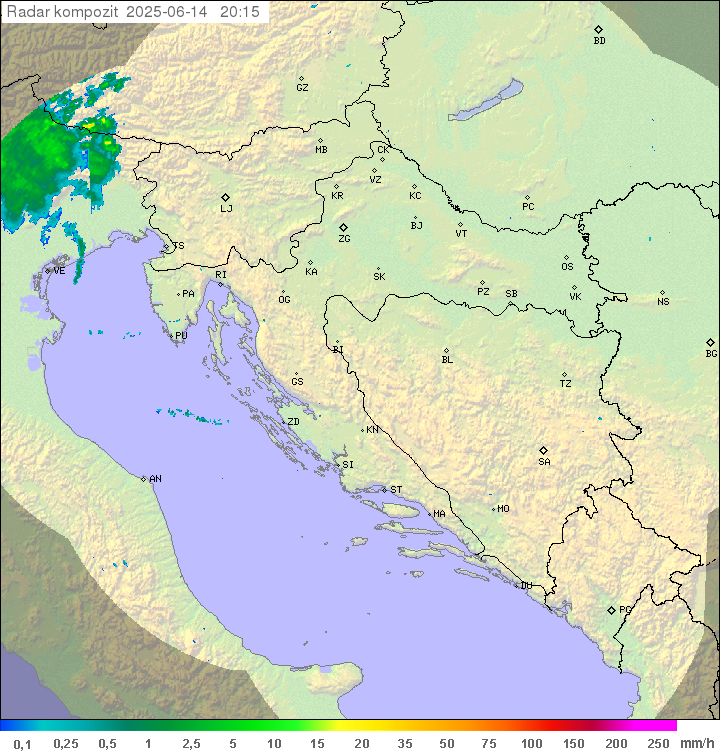 Padavine Hrvaška