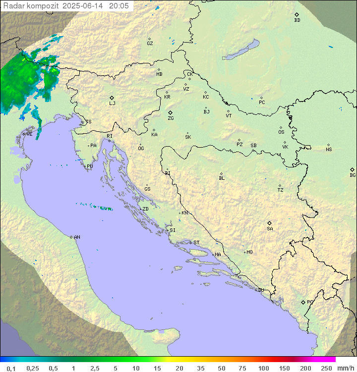 Padavine Hrvaška