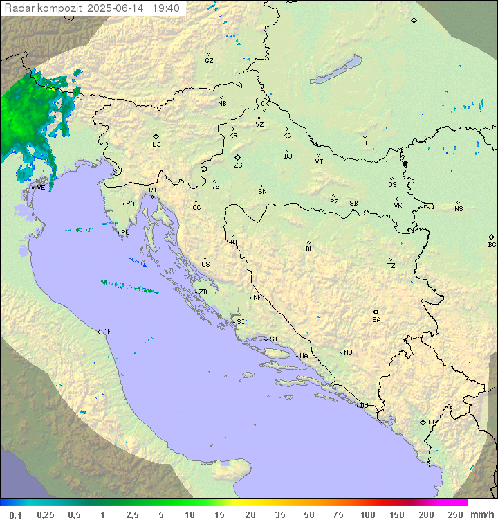 Padavine Hrvaška