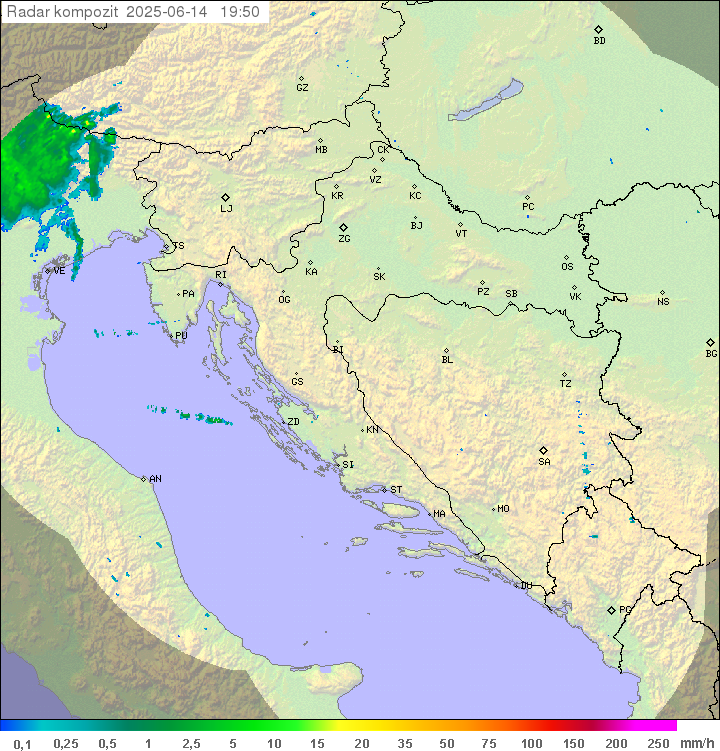 Padavine Hrvaška