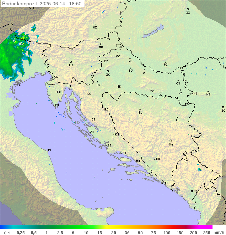 Padavine Hrvaška