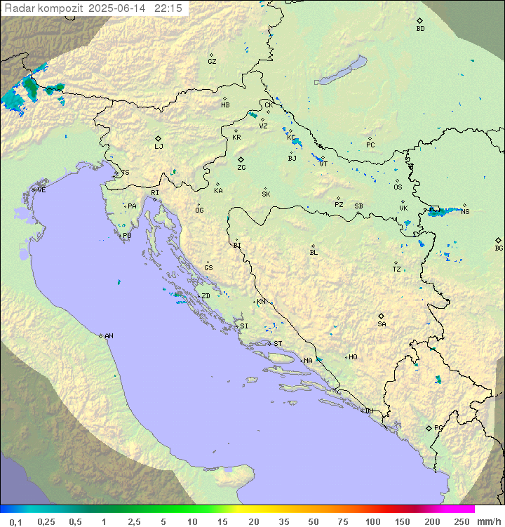 Padavine Hrvaška