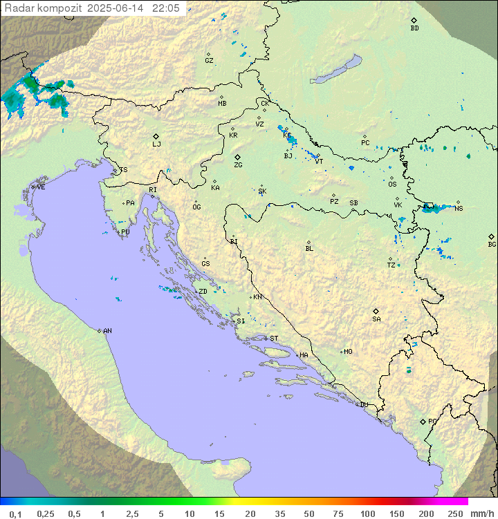 Padavine Hrvaška