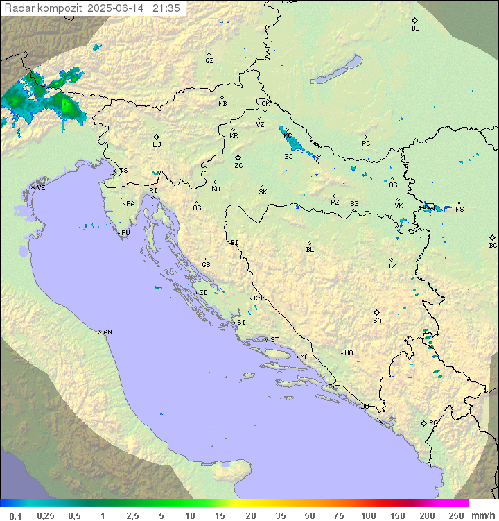 Padavine Hrvaška