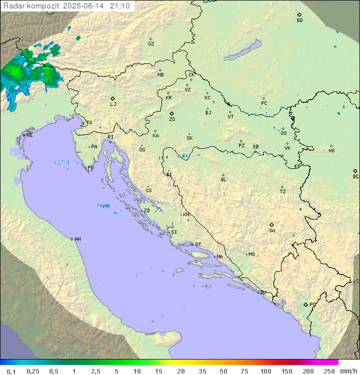 Padavine Hrvaška