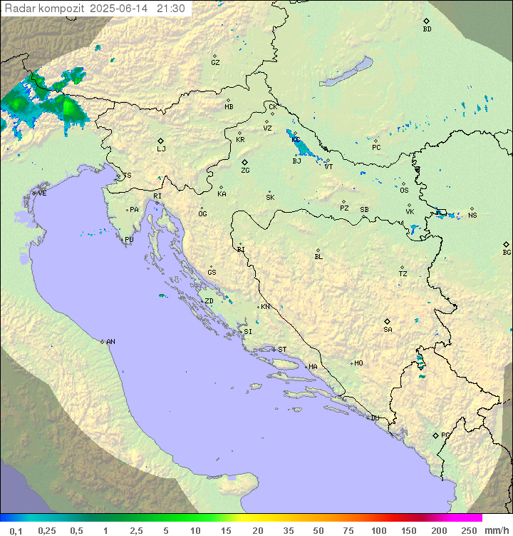 Padavine Hrvaška