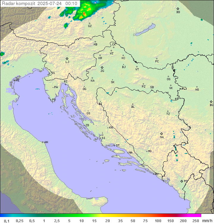 Padavine Hrvaška