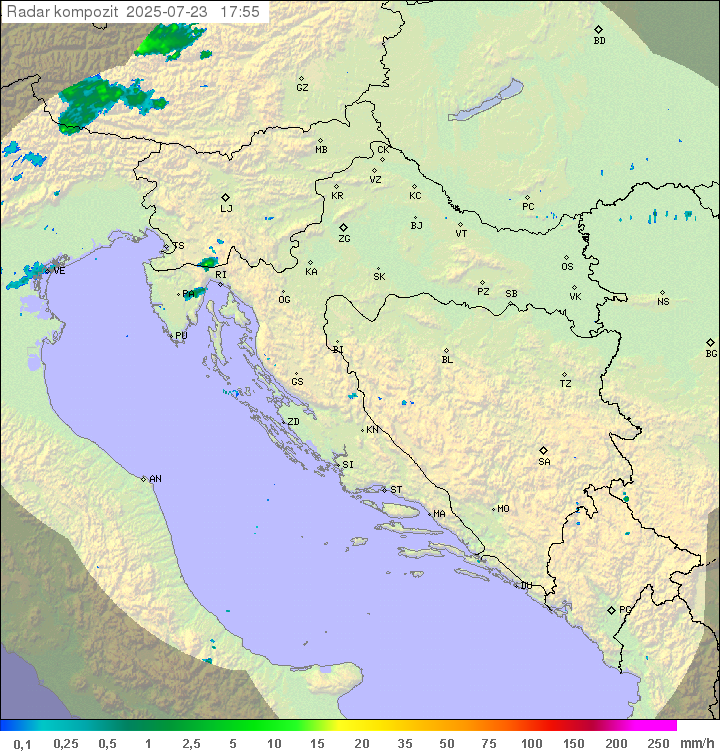 Padavine Hrvaška