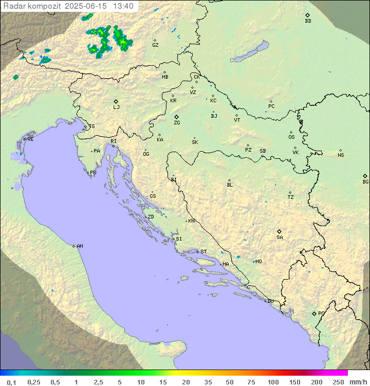 Padavine Hrvaška