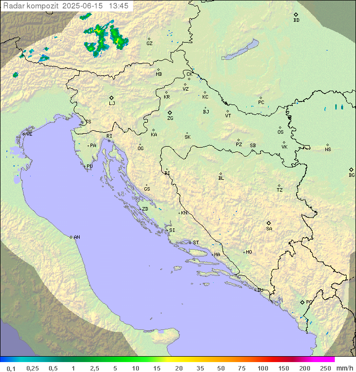 Padavine Hrvaška