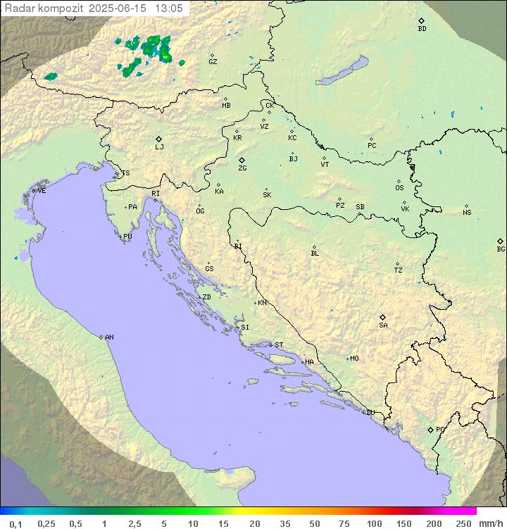 Padavine Hrvaška