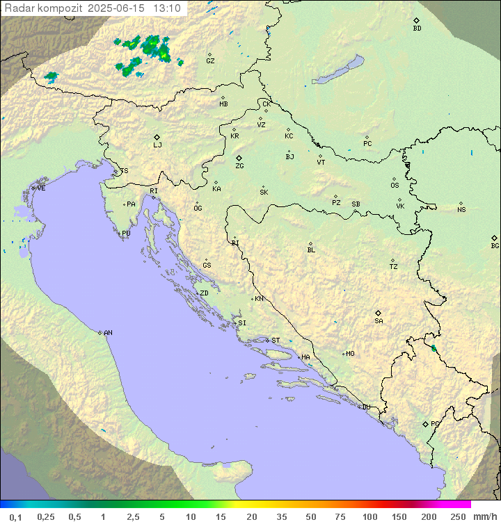 Padavine Hrvaška