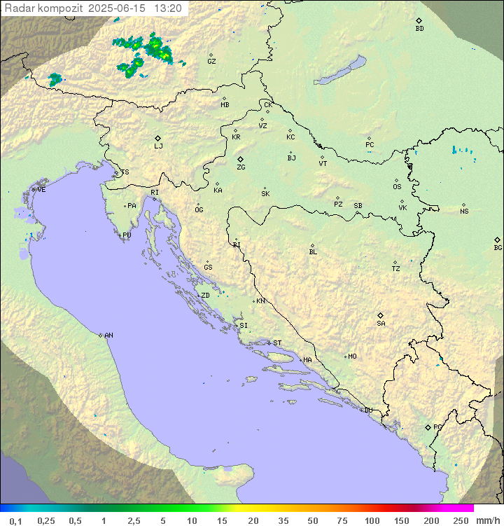 Padavine Hrvaška