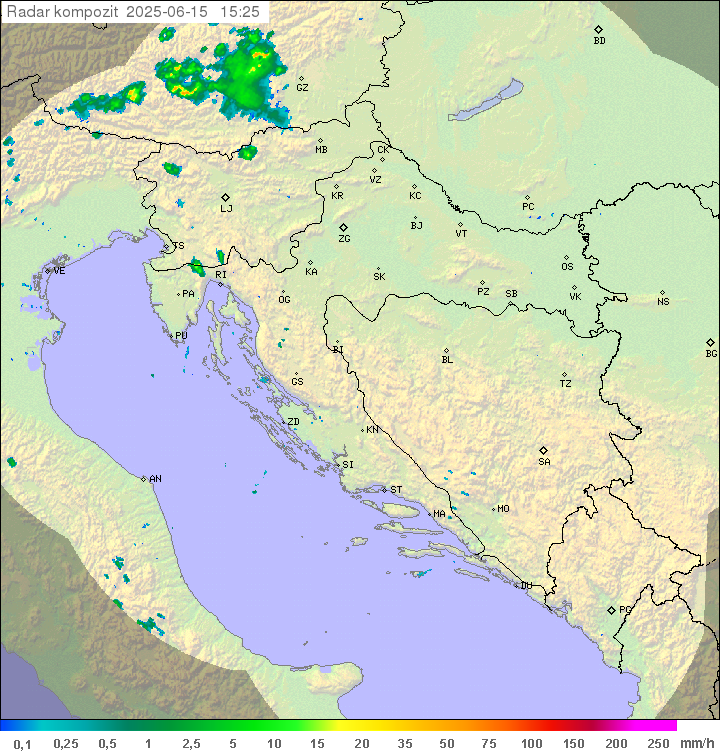 Padavine Hrvaška